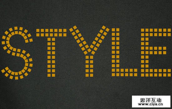 Simple Studded Text Effect step 5