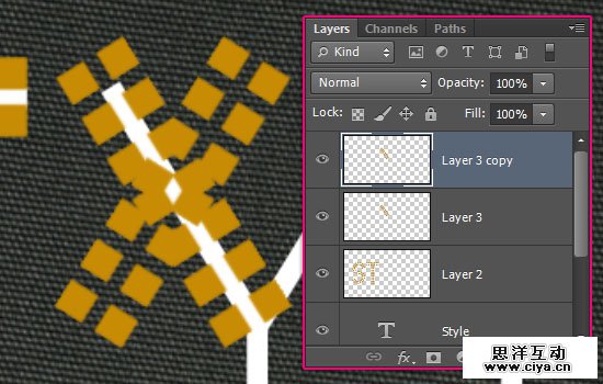 Simple Studded Text Effect step 4