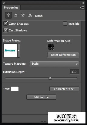 Old Signage in Photoshop 3D
