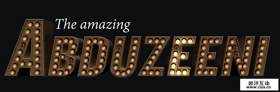 Old Signage in Photoshop 3D