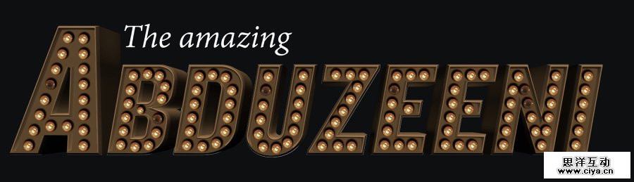 Old Signage in Photoshop 3D