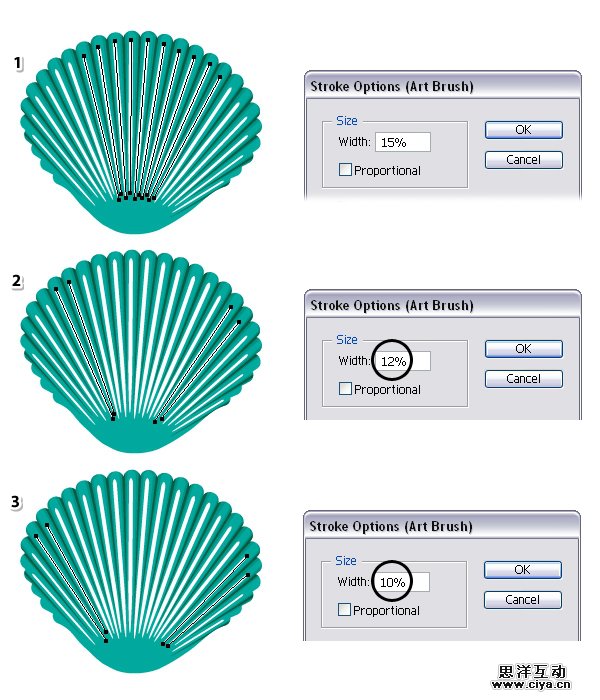 AI教程！手把手教你绘制一枚精美逼真的贝壳