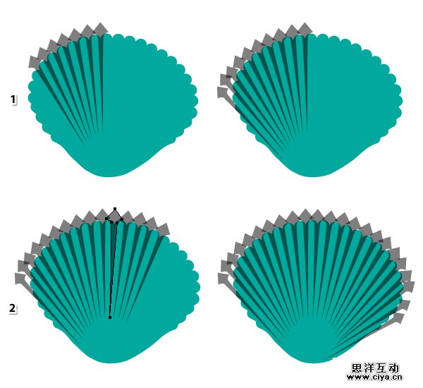 AI教程！手把手教你绘制一枚精美逼真的贝壳