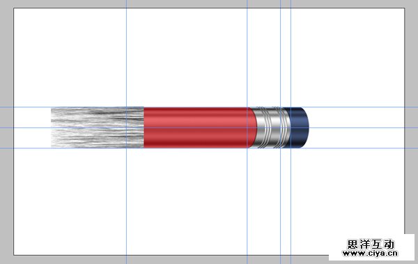 Photoshop教程：绘制一个超级闪亮的铅笔图标