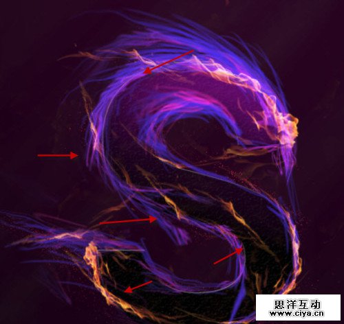 4 attach1 500x472 Design Magical Fire Energy Text Effect in Photoshop