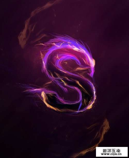 fire sparks text flatten 500x615 Design Magical Fire Energy Text Effect in Photoshop