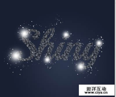 cd6d71ec6e1bdb069f2de4551e722e13 在PHOTOSHOP中制作非常绚丽的闪光粒子效果