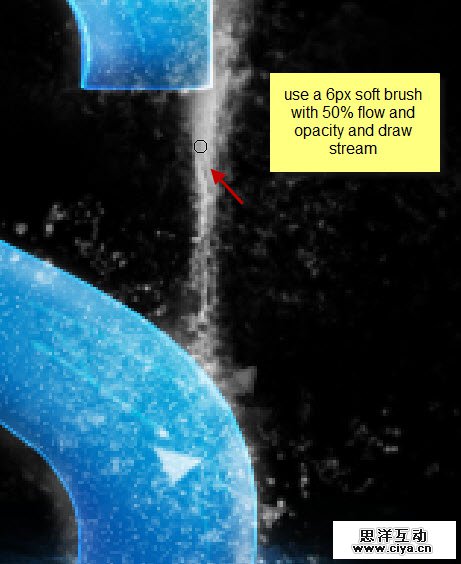 4画在Photoshop中创建真棒泼水文字效果