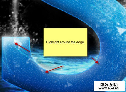 HIG 500x363四日在Photoshop中创建真棒泼水文字效果