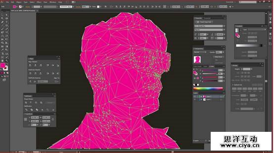 比「脸萌」还帅气！教你利用PS和AI制作low poly头像