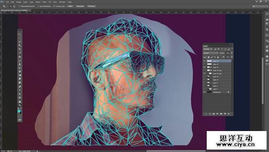 比「脸萌」还帅气！教你利用PS和AI制作low poly头像