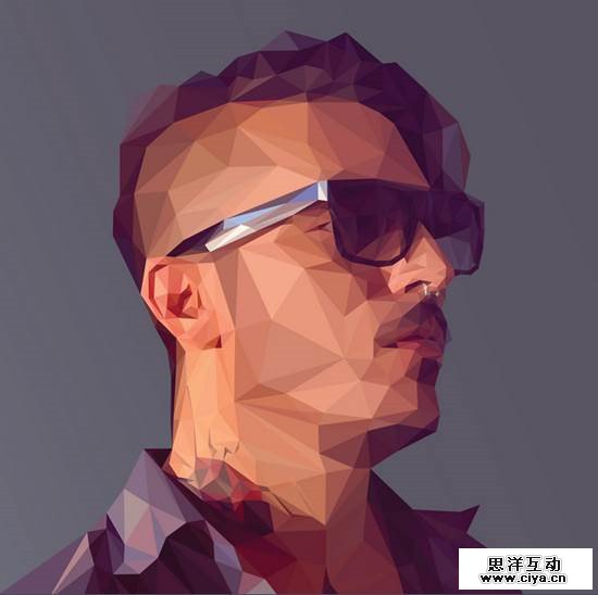 比「脸萌」还帅气！教你利用PS和AI制作low poly头像