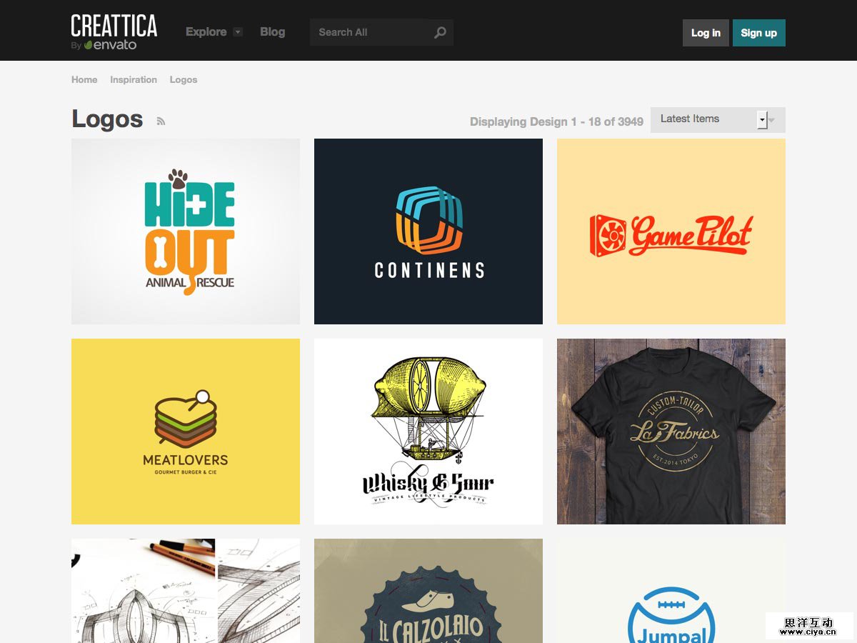 Logos on Creattica