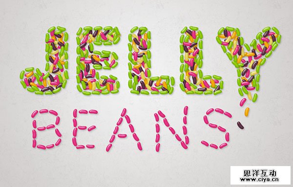 Jelly Bean Text Effect - Final 600