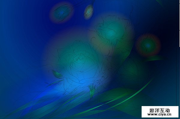 AI高级教程！教你绘制有型有色的抽象派玫瑰花