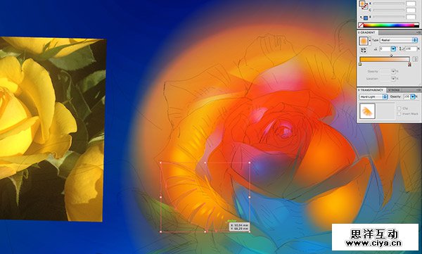 AI高级教程！教你绘制有型有色的抽象派玫瑰花