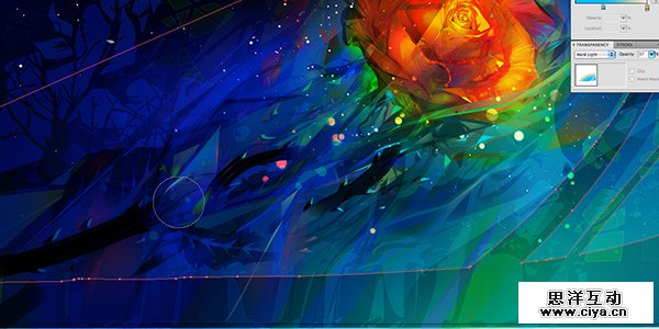 AI高级教程！教你绘制有型有色的抽象派玫瑰花