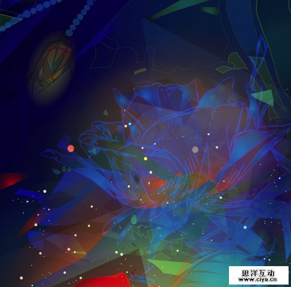 AI高级教程！教你绘制有型有色的抽象派玫瑰花