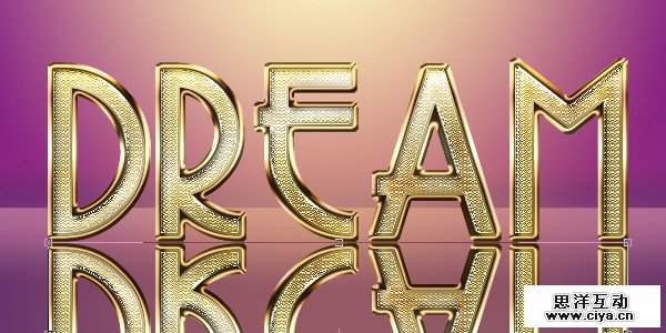PS教程！手把手教你创建璀璨的黄金钻石字体