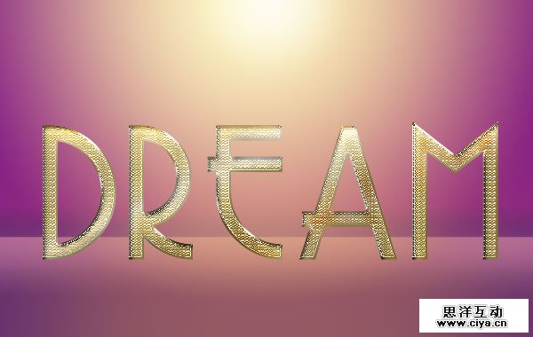 PS教程！手把手教你创建璀璨的黄金钻石字体