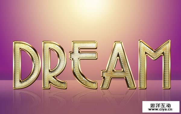 PS教程！手把手教你创建璀璨的黄金钻石字体