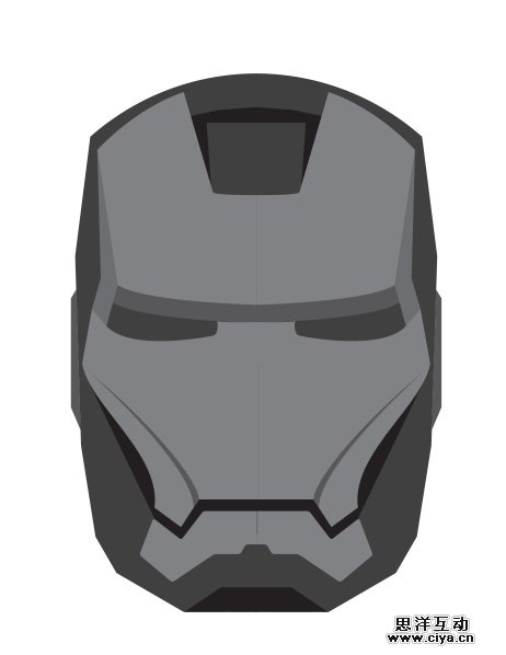 PS+AI教程！教你绘制超酷炫的钢铁侠面具！