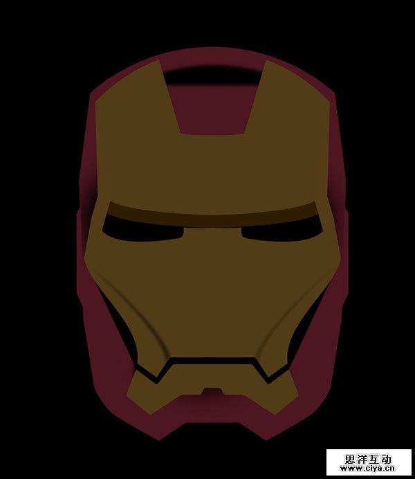 PS+AI教程！教你绘制超酷炫的钢铁侠面具！