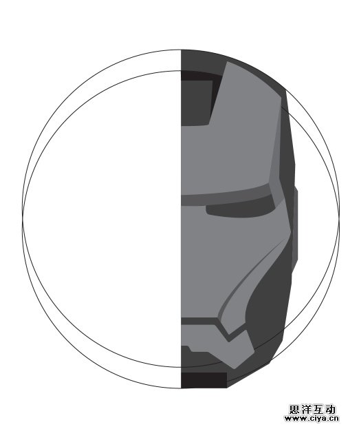 PS+AI教程！教你绘制超酷炫的钢铁侠面具！