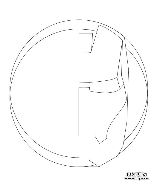 PS+AI教程！教你绘制超酷炫的钢铁侠面具！