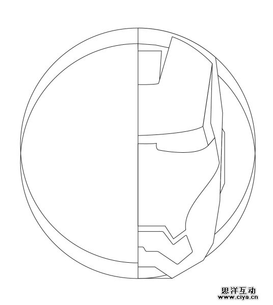 PS+AI教程！教你绘制超酷炫的钢铁侠面具！