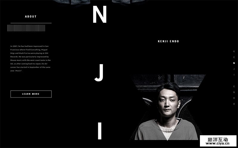 Kenji Endo in Best Creative Website Designs of 2014
