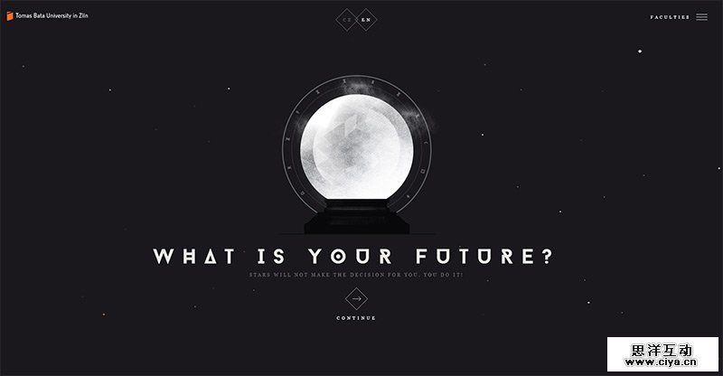 Tomas Bata Univesity in Zlin in Best Creative Website Designs of 2014