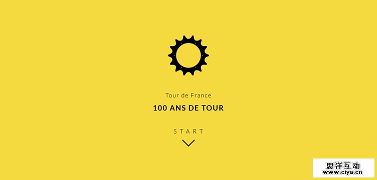 Le Tour de France animated css parallax scrolling