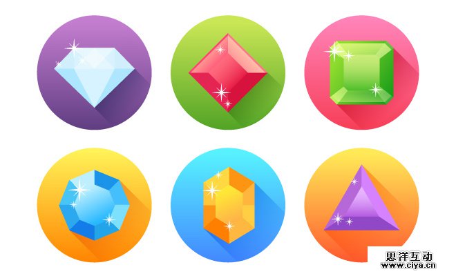 flat precious gem tutorial illustrator