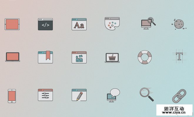 web design iconset 