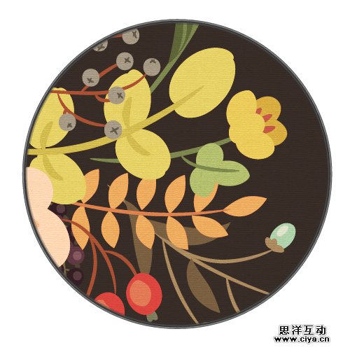 AI教程！如何在Illustrator中绘制典雅的复古花艺作品