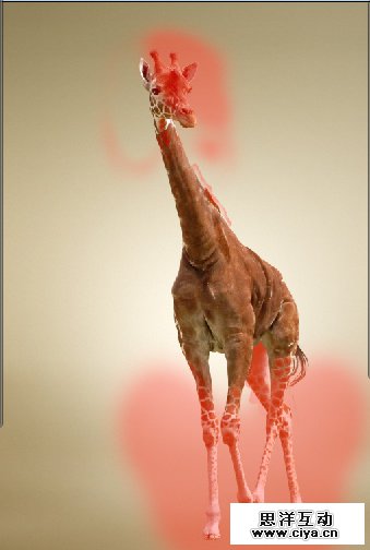 酷炫PS教程！教你用PS合成长颈鹿熨烫衣服的趣味海报