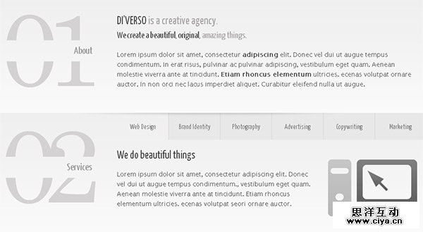 Diverso in 23 Free HTML Templates