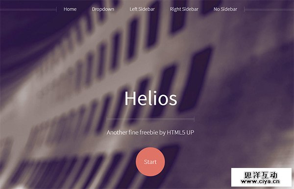 Helios in 23 Free HTML Templates
