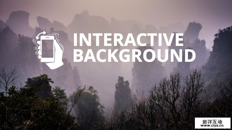 Create an Interactive Moving Background/Object that Reacts to Viewer's Cursor 