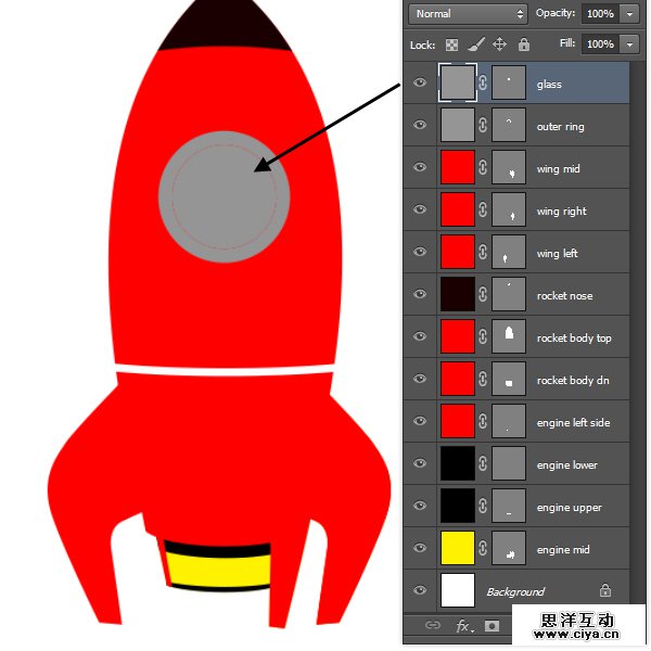 PS中级教程！手把手教你打造超酷炫的宇宙飞船