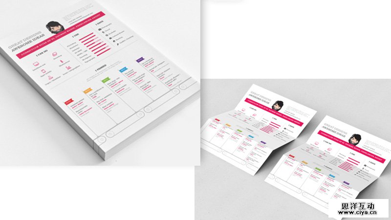 这样才有看头！如何做一张信息图风格的设计师简历？