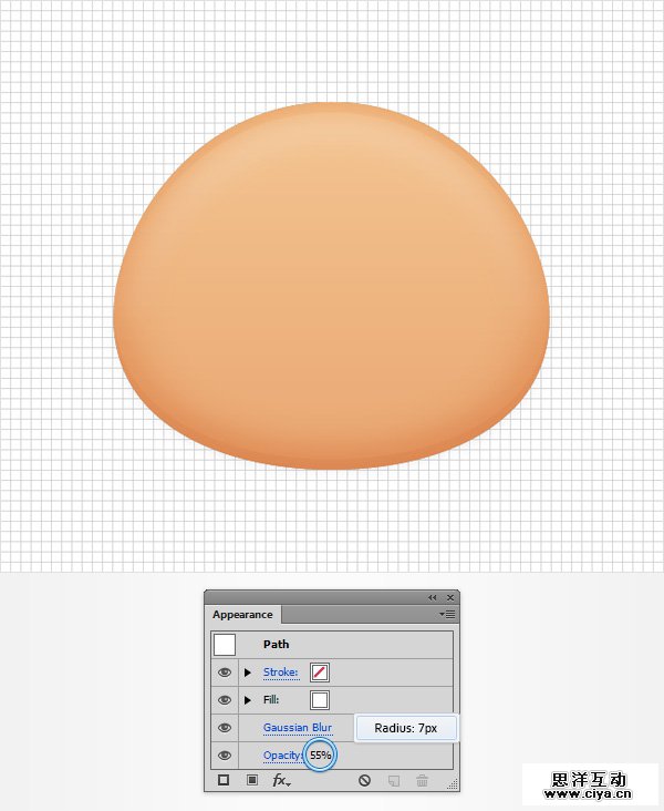 AI教程！教你在Illustrator中创建胖胖的可爱卡通头像