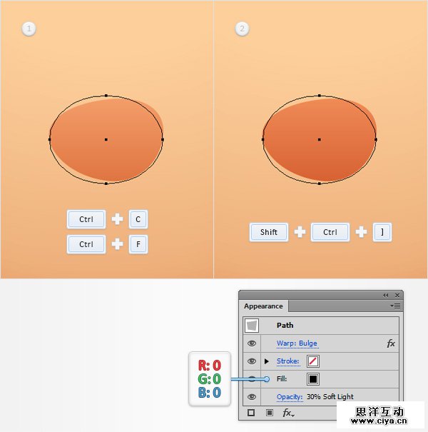 AI教程！教你在Illustrator中创建胖胖的可爱卡通头像