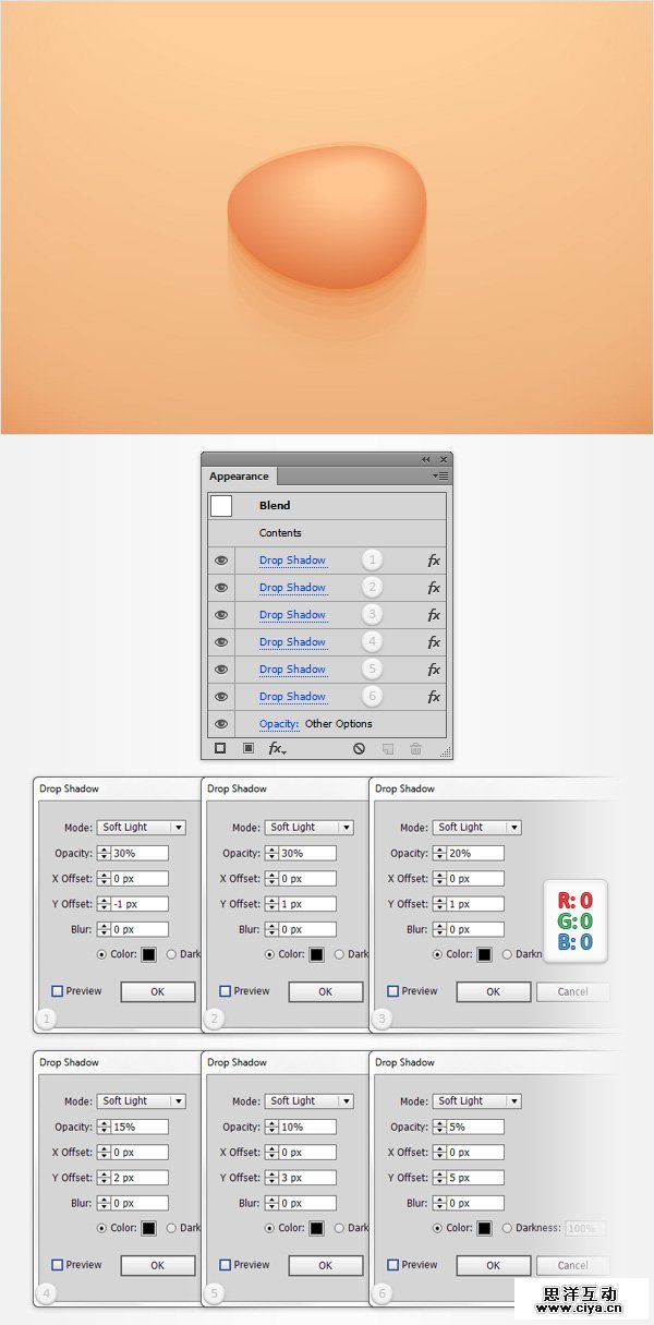 AI教程！教你在Illustrator中创建胖胖的可爱卡通头像