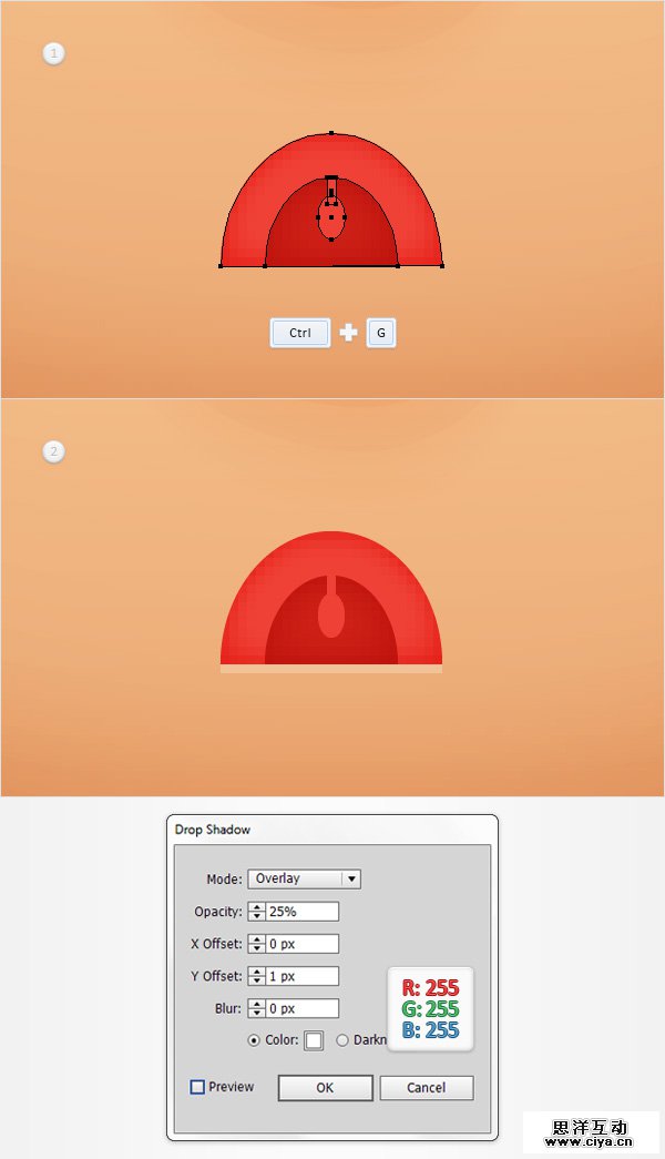 AI教程！教你在Illustrator中创建胖胖的可爱卡通头像