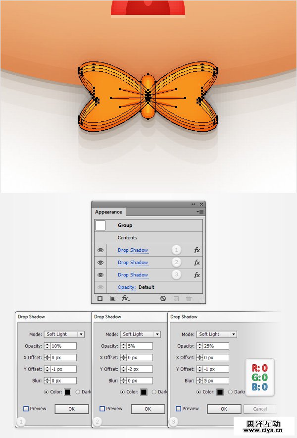 AI教程！教你在Illustrator中创建胖胖的可爱卡通头像