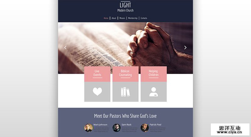 13-HTMLThemeforModernReligiousSite