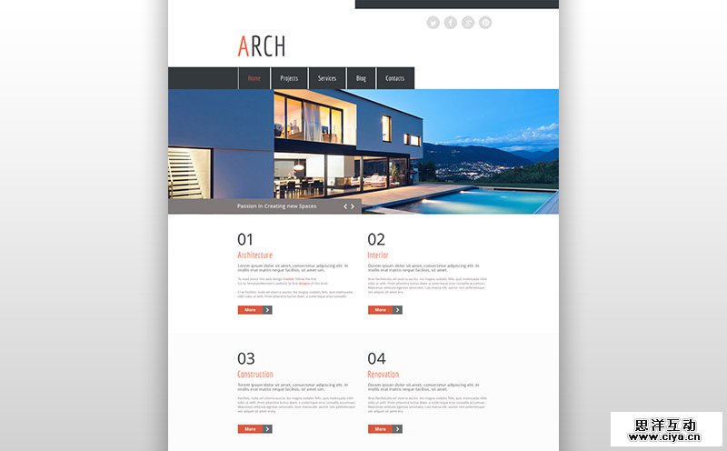 21-HTMLThemeforArchitectureSite