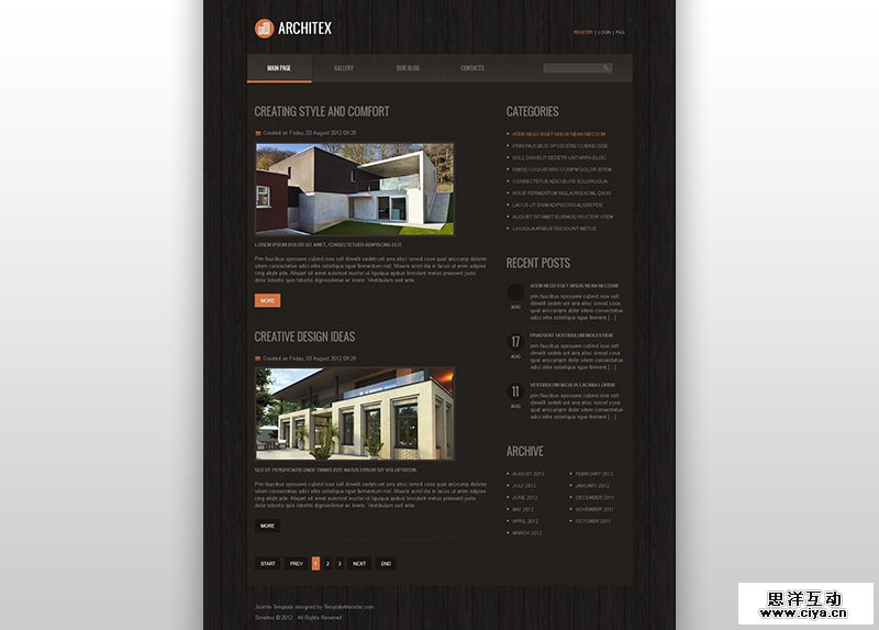 10-JoomlaArchitectureTheme